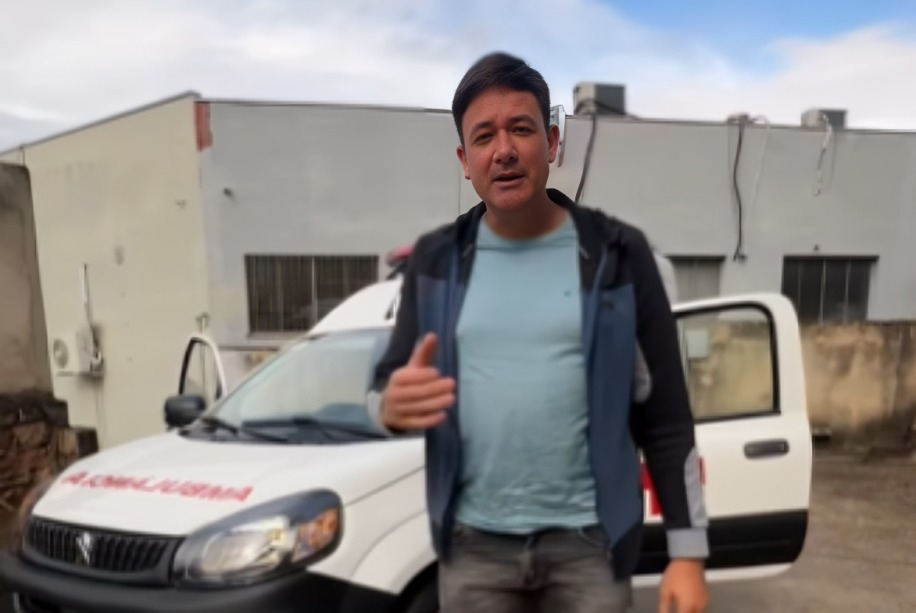  Rodrigo Andrade anuncia nova ambulância para reforçar a saúde de Araçariguama