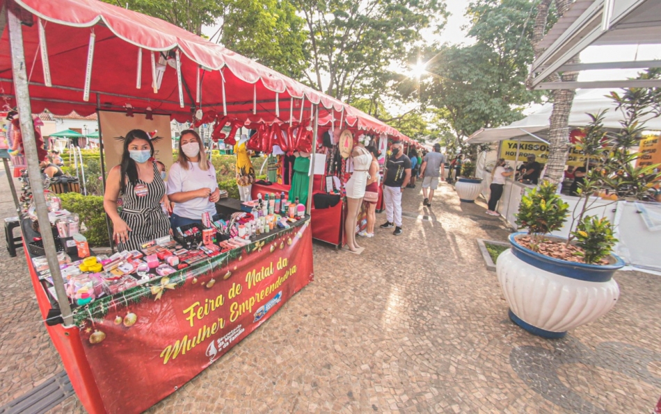 Feira de Natal da Mulher Empreendedora começa no dia 02 de dezembro 