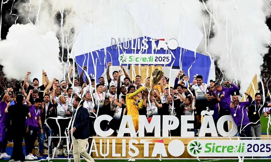Corinthians quebra jejum e fatura em casa o 31º título do Paulistão