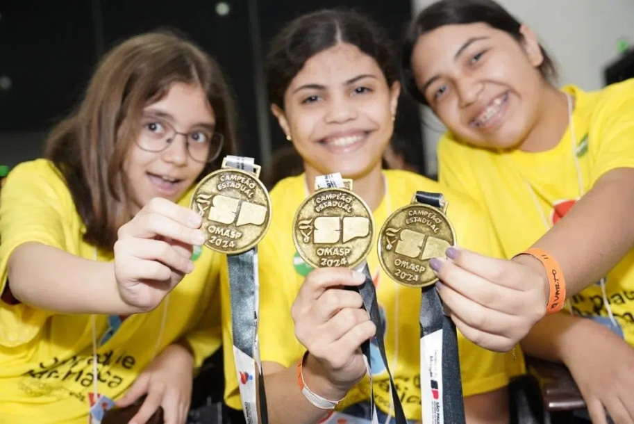 SP premia 122,7 mil estudantes com medalhas na Olimpíada de Matemática 